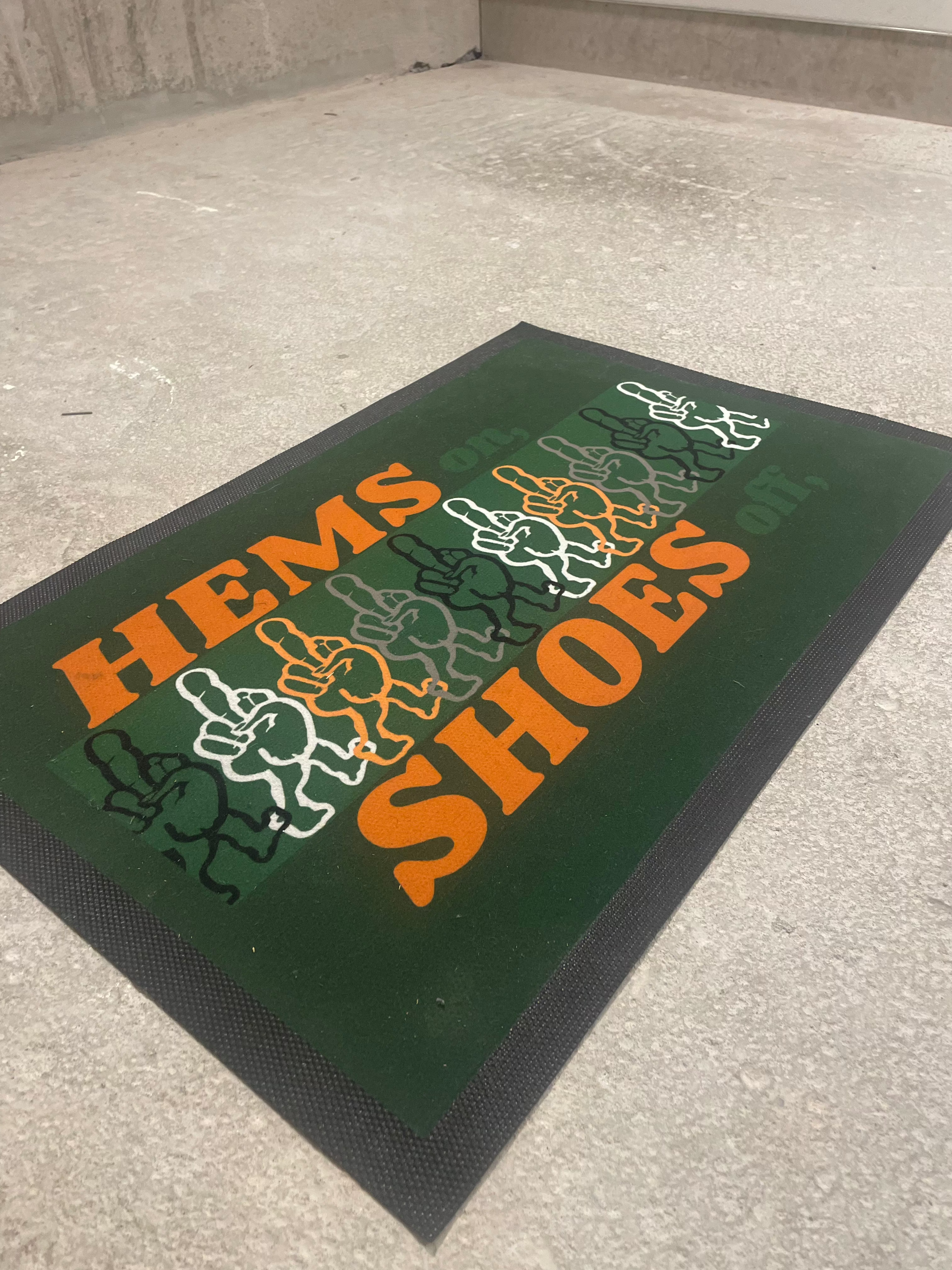 Splithems F**k-Off Olive Floor Mat